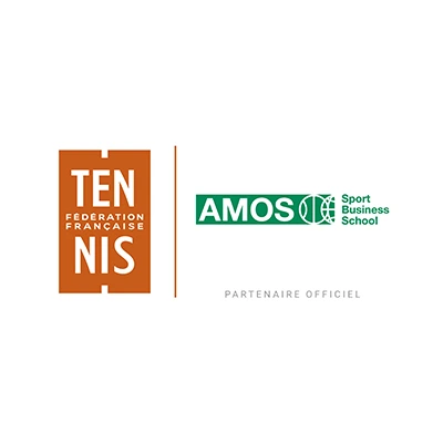 Logo de la Fédération Française de Tennis, partenaire d'AMOS